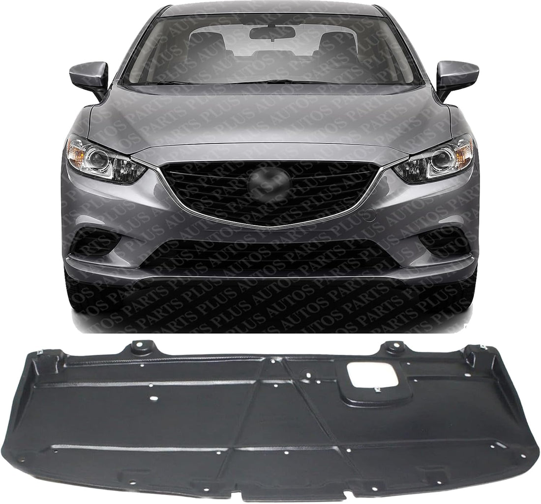 Front Engine Splash Shield Under Cover Direct Replacement Compatible with 2014-2017 Mazda 6 MA1228119 GHP95611Y