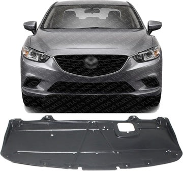Front Engine Splash Shield Under Cover Direct Replacement Compatible with 2014-2017 Mazda 6 MA1228119 GHP95611Y