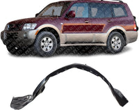 Front Fender Liner Left Driver Side Direct Replacement Compatible With 2003-2006 Mitsubishi Montero MI1250111 MN133199
