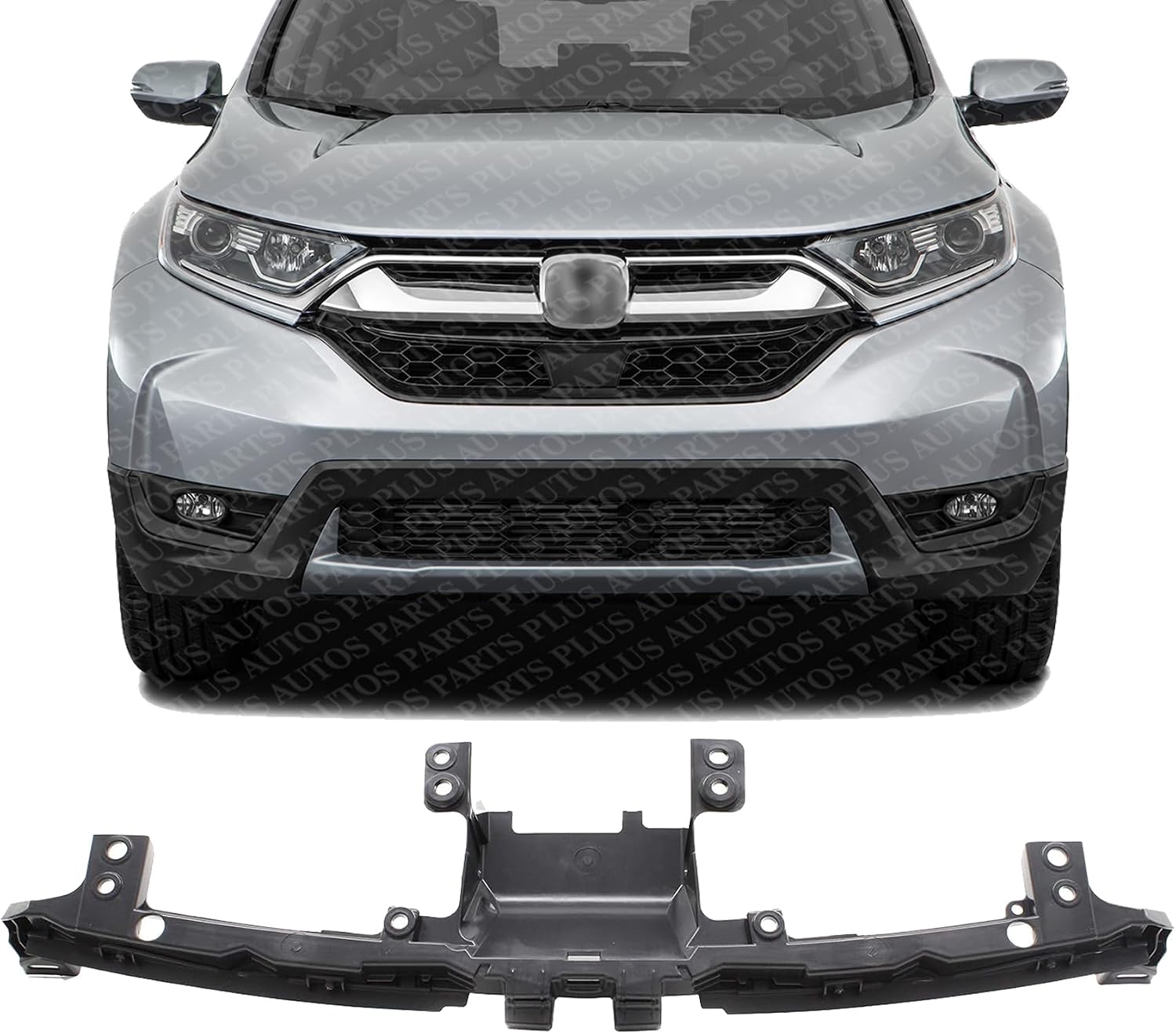 Front Grille Bracket Plastic Direct Replacement Compatible With 2017-2019 Honda CR-V HO1207112 71127TLAA00
