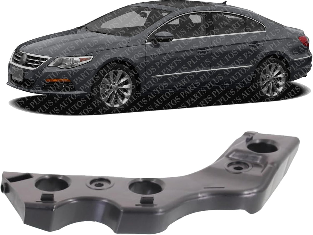 AUTOS PARTS PLUS Front Bumper Bracket Left Driver Side Direct Replacement Compatible With 2009-2012 Volkswagen Passat CC VW1042101 3C8807183A