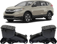 Set Of 2 Front Bumper Bracket Steel Right Passenger & Left Driver Side Direct Replacement Compatible With 2017-2022 Honda CR-V HO1067118 HO1066118 71150TLAA00 71160TLAA00