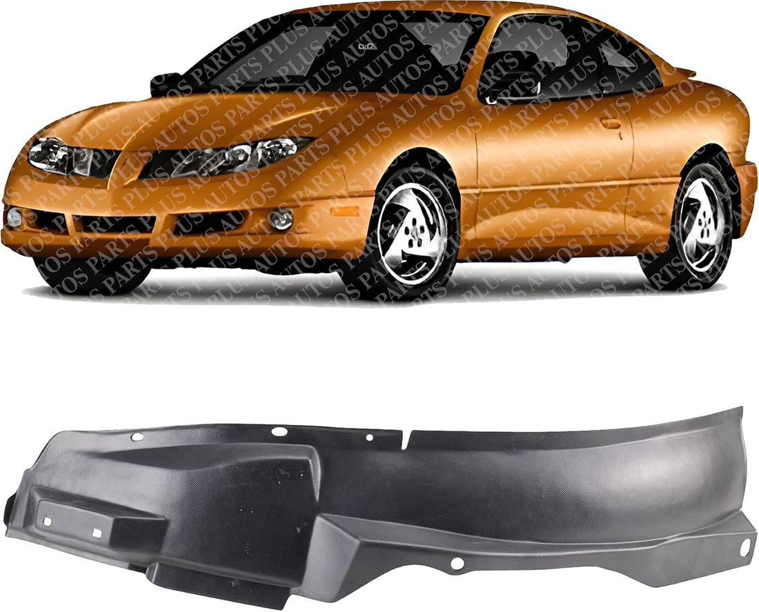 Front Fender Liner Rear Section Left Driver Side Direct Replacement Compatible With 1995-2005 Pontiac Sunfire GM1248124 22647269