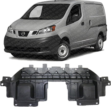 Front Upper Radiator Support Cover Retainer Plastic With Fiberglass Direct Replacement Compatible With 2015-2018 Chevrolet City Express GM1031107 19316714