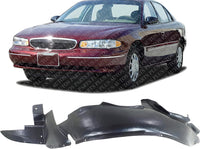 Front Fender Liner Left Driver Side Direct Replacement Compatible with 1997-2005 Buick Century / 1997-2004 Regal GM1248109 10430449