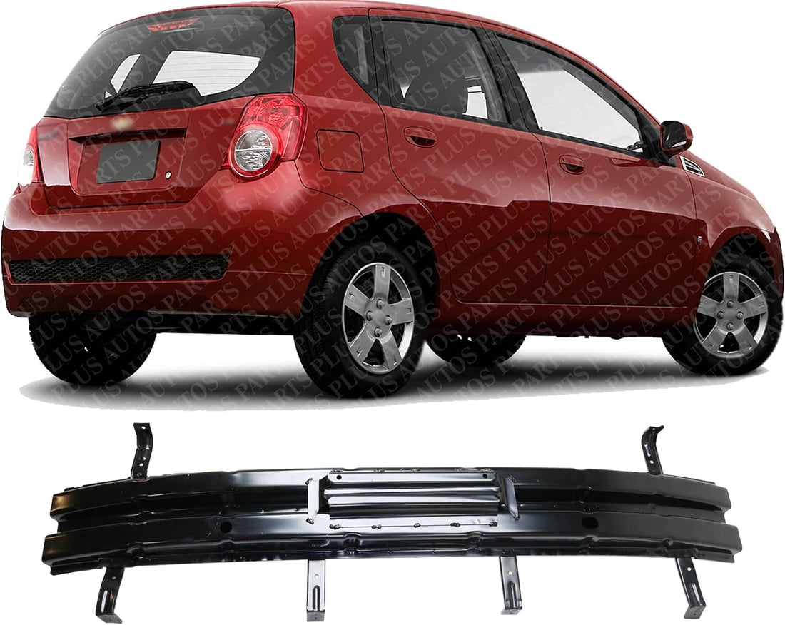 Rear Bumper Face Bar Reinforcement Steel Direct Replacement Compatible With 2009-2011 Chevrolet Aveo5 / Pontiac G3 / Wave GM1106700 96808276