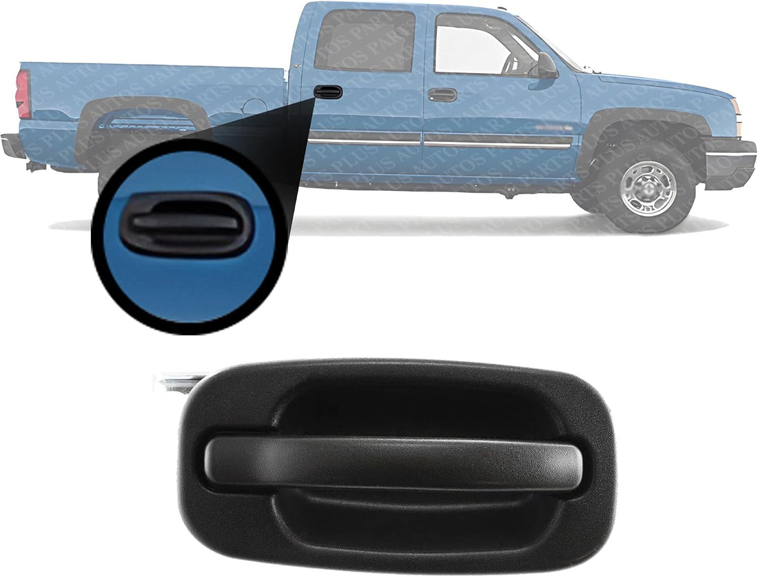 Rear Exterior Door Handle Textured Right Passenger Side Direct Replacement Compatible with 1999-2006 Chevrolet Silverado/GMC Sierra GM1521105 15721572 19356467