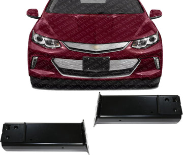 Set of 2 Front Bumper Bracket Left Driver & Right Passenger Side Direct Replacement Compatible with 2016-2019 Chevrolet Volt GM1067205 GM1066205 23200210 23200211