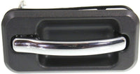 Rear Door Handle Black Bezel with Chrome Lever Right Passenger Side Direct Replacement Compatible with 2003-2009 Hummer H2 HU1521101 25845865