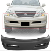 Front Bumper Cover Primed With Fog Light Holes Direct Replacement Compatible With 2003-2009 Lexus GX470 LX1000140 5211960938