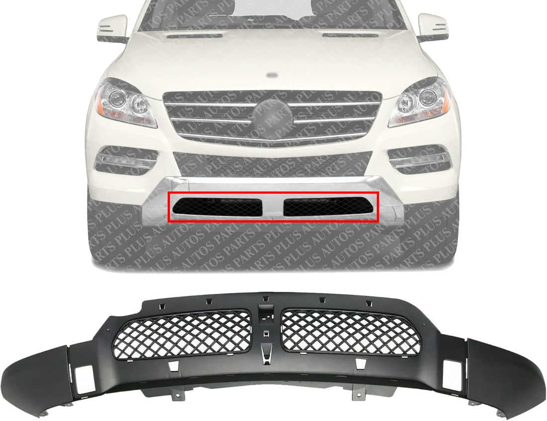 Front Lower Valance Primed Direct Replacement Compatible with 2012-2015 Mercedes Benz ML250 / ML350 MB1095109 1668857025