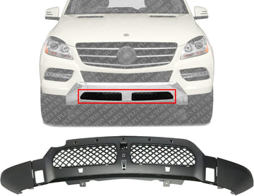 Front Lower Valance Primed Direct Replacement Compatible with 2012-2015 Mercedes Benz ML250 / ML350 MB1095109 1668857025