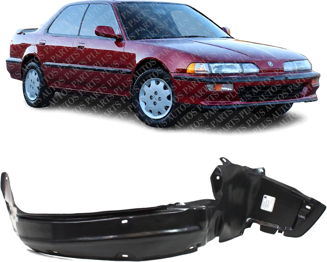 Front Fender Liner Right Passenger Side Direct Replacement Compatible With 1990-1993 Acura Integra AC1249102 74101SK7000