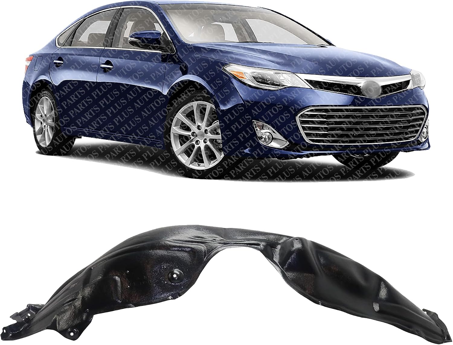 Front Fender Liner Right Passenger Side Direct Replacement Compatible With 2013-2018 Toyota Avalon TO1249177 5387507020