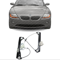 Front Power Window Regulator Without Motor Left Driver Side Direct Replacement Compatible With 2003-2008 BMW Z4 51337198909