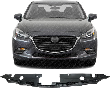 Front Radiator Support Cover Direct Replacement Compatible With 2017-2018 Mazda 3 MA1224108 BANE50717A
