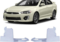 Set Of 2 Front Bumper Bracket Left Driver & Right Passenger Side Direct Replacement Compatible With 2008-2017 Mitsubishi Lancer MI1042104 MI1043104 6400A851 6400A852