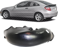 Rear Fender Liner Left Driver Side Direct Replacement Compatible With 2001-2007 Mercedes Benz C-Class MB1762106 2036981530