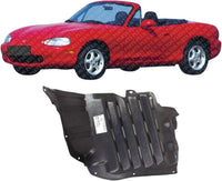 Front Section Fender Liner Left Driver Side Direct Replacement Compatible With 1999-2000 Mazda Miata MA1250111 NC1056142D