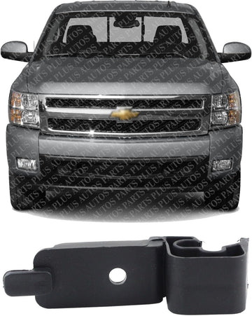Front Headlight Support Bracket Left=Right Side Direct Replacement Compatible with 2007-2013 Chevrolet Silverado 1500 2500HD 3500HD GM2508120 15131738