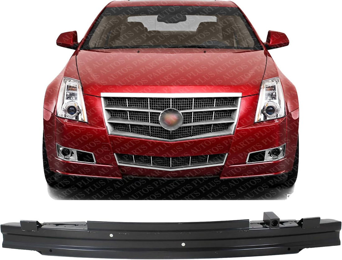 Front Bumper Impact Bar Reinforcement Steel Direct Replacement Compatible With 2009-2015 Cadillac CTS GM1006666 20966013
