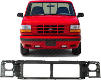 AUTOS PARTS PLUS Front Grille Mounting Header Panel Thermoplastic Direct Replacement Compatible With Ford Bronco 1992-1996 / Ford F-150 F-250 F-350/1992-1997 F-Super Duty FO1220113 F6TZ8A284AC