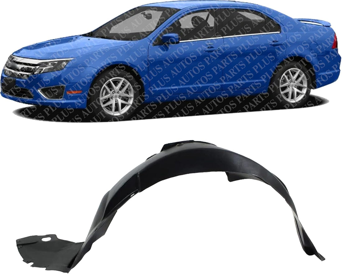 Front Fender Liner Left Driver Side Direct Replacement Compatible With 2010-2012 Ford Fusion FO1248143 AE5Z16103B