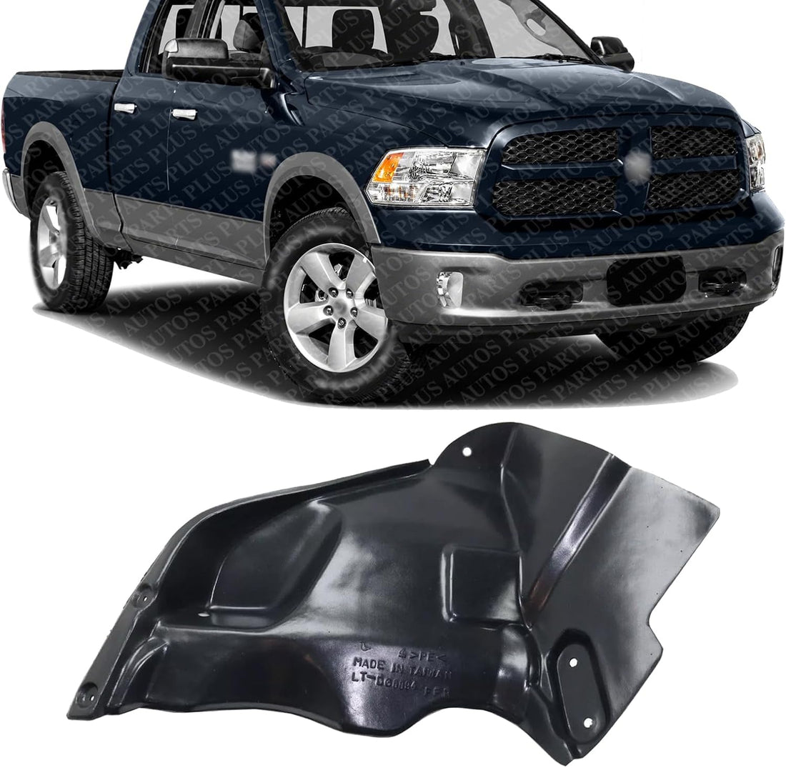Front Section Fender Liner Right Passenger Side Direct Replacement Compatible With 2015-2024 Ram 1500 CH1249192 68251640AB