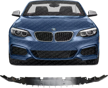 Front Bumper Retainer Lower Mounting Brace Bracket Plastic Direct Replacement Compatible With 2014-2021 BMW 2-Series BM1034100 51128055968