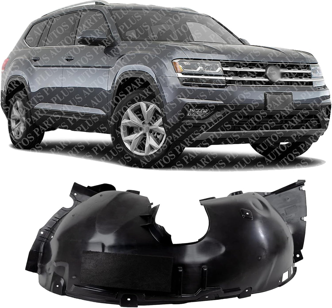 Front Fender Liner Right Passenger Side Direct Replacement Compatible With 2018-2023 Volkswagen Atlas / 2020-2023 Cross Sport VW1249151 3CN805912D
