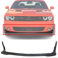 AUTOS PARTS PLUS Front Bumper Lower Valance Air Dam Textured Direct Replacement Compatible With 2015-2023 Dodge Challenger SRT Hellcat CH1090156 68258747AC
