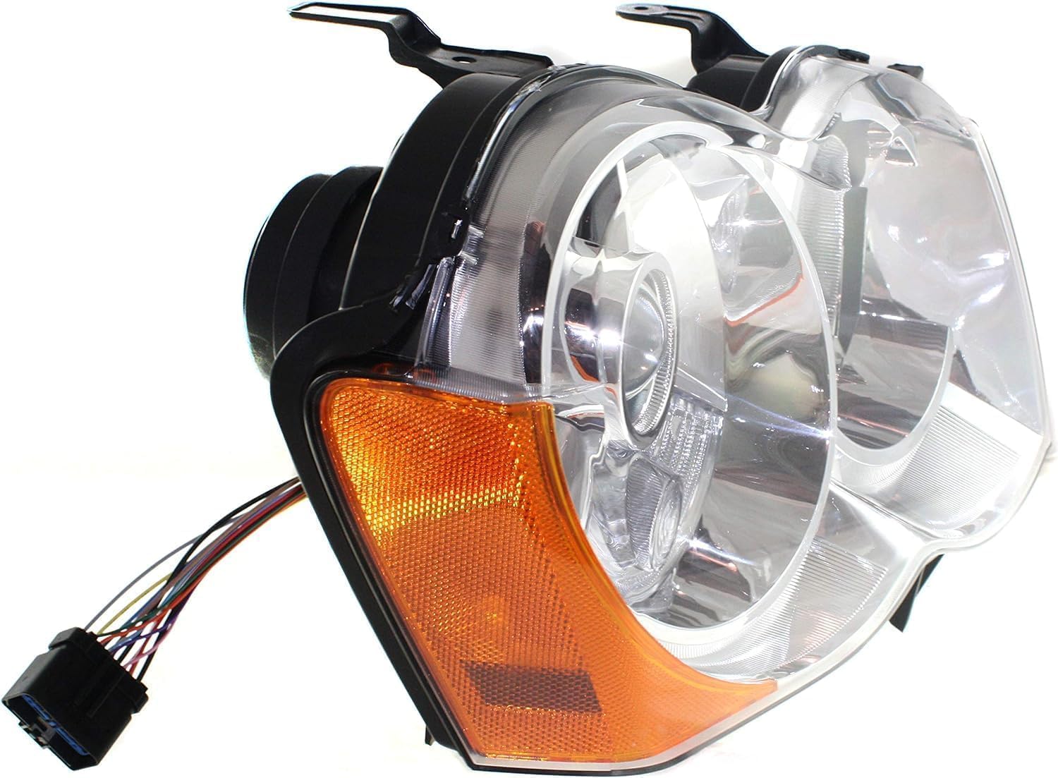 Front Head Light Right Passenger Side Direct Replacement Compatible With 2008-2010 Jeep Grand Cherokee CH2519129 55157484AH 55157484AD 55157484