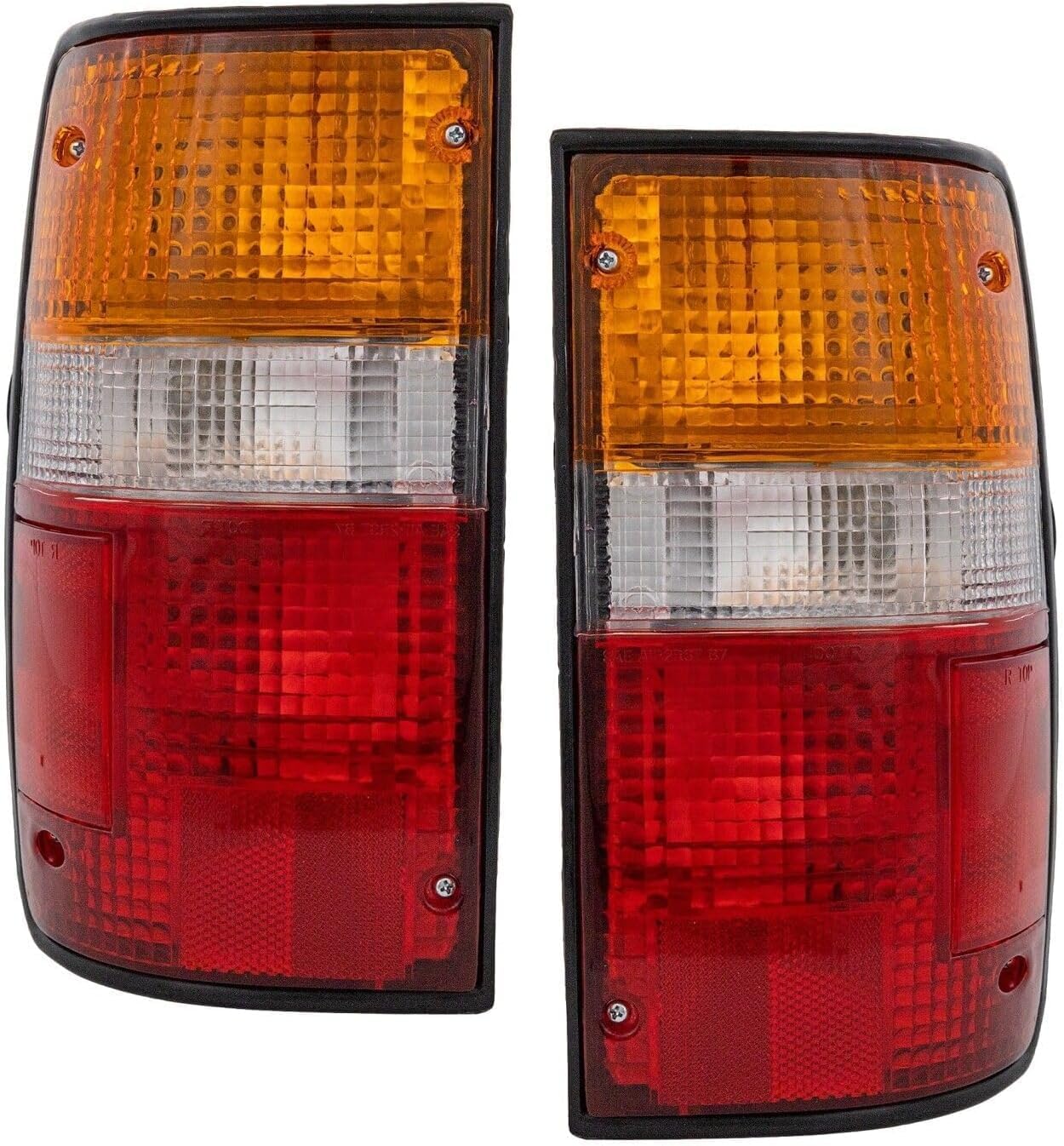 Set Of 2 Tail Light Assembly Right Passenger & Left Driver Side Direct Replacement Compatible With 1989-1995 Toyota Pickup TO2801105 TO2800105 8155089166 8156089166
