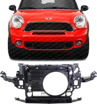 Front Radiator Support Panel Assembly Plastic Direct Replacement Compatible With 2011-2016 Mini Cooper Countryman / 2013-2016 Paceman MC1225108 51649802025