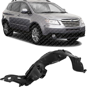 Front Fender Liner Right Passenger Side Direct Replacement Compatible With 2006-2014 Subaru Tribeca SU1249120 59110XA02A