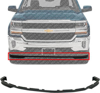 AUTOS PARTS PLUS Front Bumper Lower Valance Air Deflector Textured Direct Replacement Compatible With 2016-2018 Chevrolet Silverado 1500 All Cab Types...