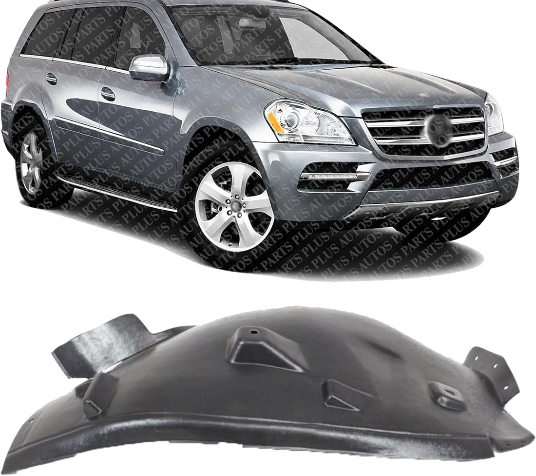 Front Fender Liner Rear Section Right Passenger Side Direct Replacement Compatible With 2007-2012 Mercedes Benz GL-Class MB1249124 1648842622