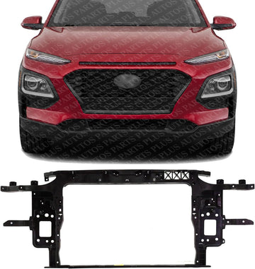 Front Radiator Support Plastic With Steel Direct Replacement Compatible With 2018-2021 Hyundai Kona HY1225208 64101J9000