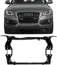 Front Radiator Support Plastic With Steel Direct Replacement Compatible With 2018-2022 Audi Q5 / 2021-2022 Sportback AU1225140 80A805594B