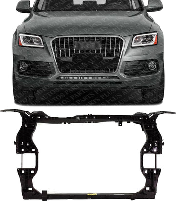 Front Radiator Support Plastic With Steel Direct Replacement Compatible With 2018-2022 Audi Q5 / 2021-2022 Sportback AU1225140 80A805594B