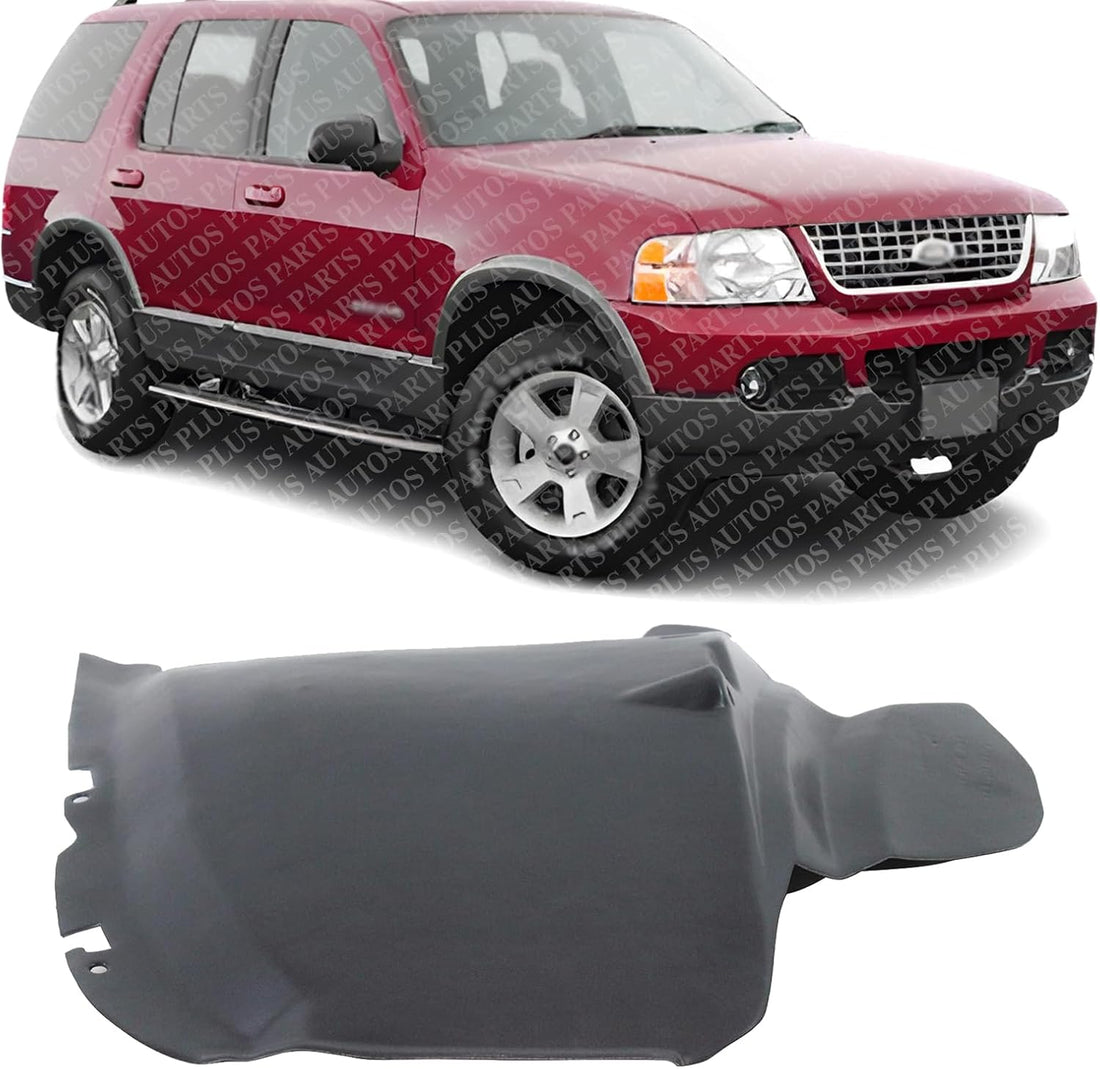 Front Section Fender Liner With Wheel Opening Molding Right Passenger Side Direct Replacement Compatible With 2002-2005 Ford Explorer/Mercury Mountaineer FO1249116 4L2Z16D072AA