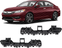 Set Of 2 Front Bumper Cover Spacer Bracket Left Driver & Right Passenger Side Direct Replacement Compatible With 2013-2017 Honda Accord HO1043115 HO1042115 71193T2AA01 71198T2AA01