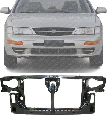 Front Radiator Support Assembly Steel Direct Replacement Compatible With 1995-1999 Nissan Maxima NI1225127 6250040U00