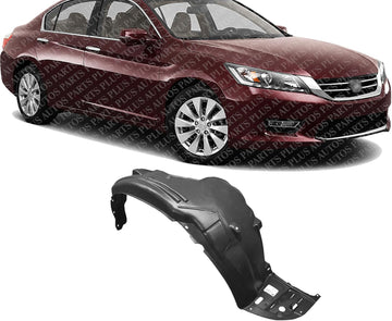 Front Fender Liner Right Passenger Side Direct Replacement Compatible With 2013-2015 Honda Accord HO1249150 74100T2AA00-PFM