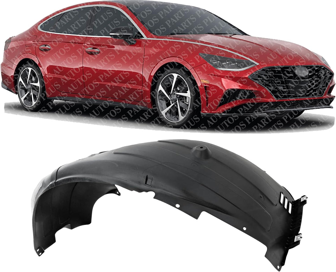 Front Fender Liner Right Passenger Side Direct Replacement Compatible With 2020-2022 Hyundai Sonata HY1249183 86812L0300