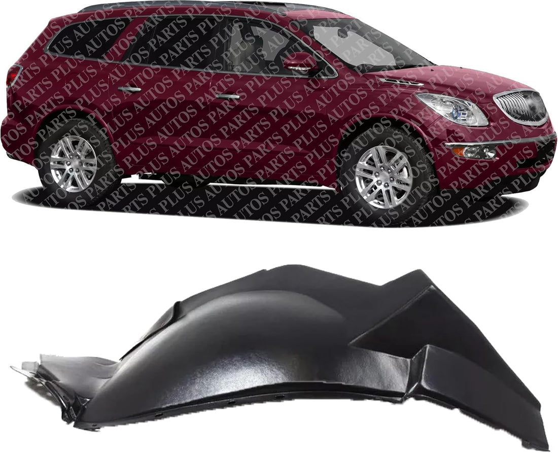 Front Section Fender Liner Right Passenger Side Direct Replacement Compatible With 2008-2017 Buick Enclave 25965592-PFM