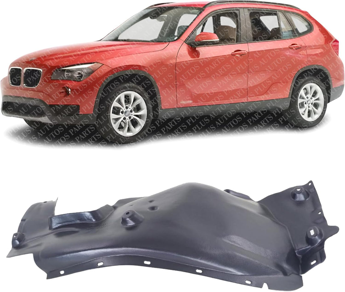 Front Fender Liner Rear Section Left Driver Side Direct Replacement Compatible With 2012-2015 BMW X1 BM1248139 51712990089