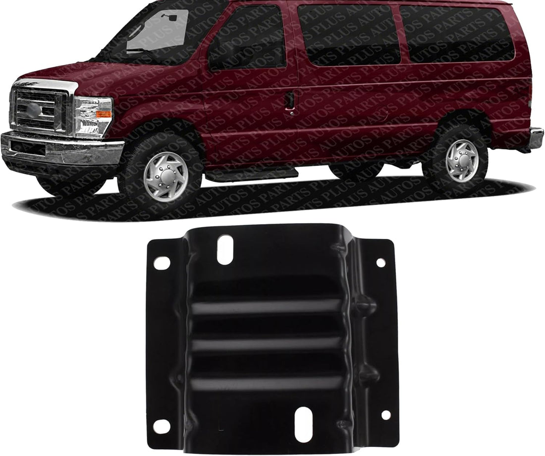 Front Bumper Mounting Plate Bracket Steel Left Driver Side Direct Replacement Compatible With 2008-2014 Ford Econoline Van FO1066176 8C2Z17B884A