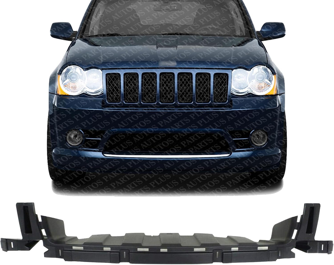Front Bumper Air Dam Support Bracket Plastic Direct Replacement Compatible With 2008-2010 Jeep Grand Cherokee CH1041107 68033747AA