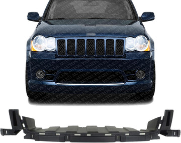 Front Bumper Air Dam Support Bracket Plastic Direct Replacement Compatible With 2008-2010 Jeep Grand Cherokee CH1041107 68033747AA